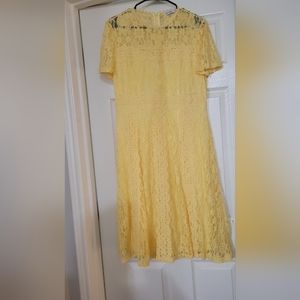 Yellow semi formal